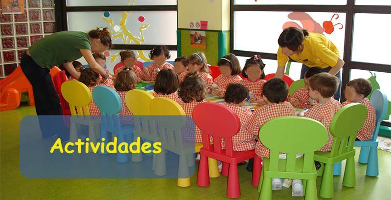 Actividades guardería infantil chupetín