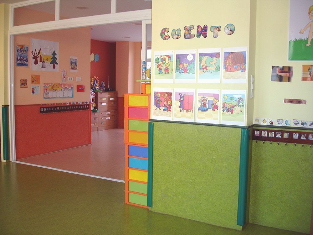 aula de 2 a 3 años chupetín